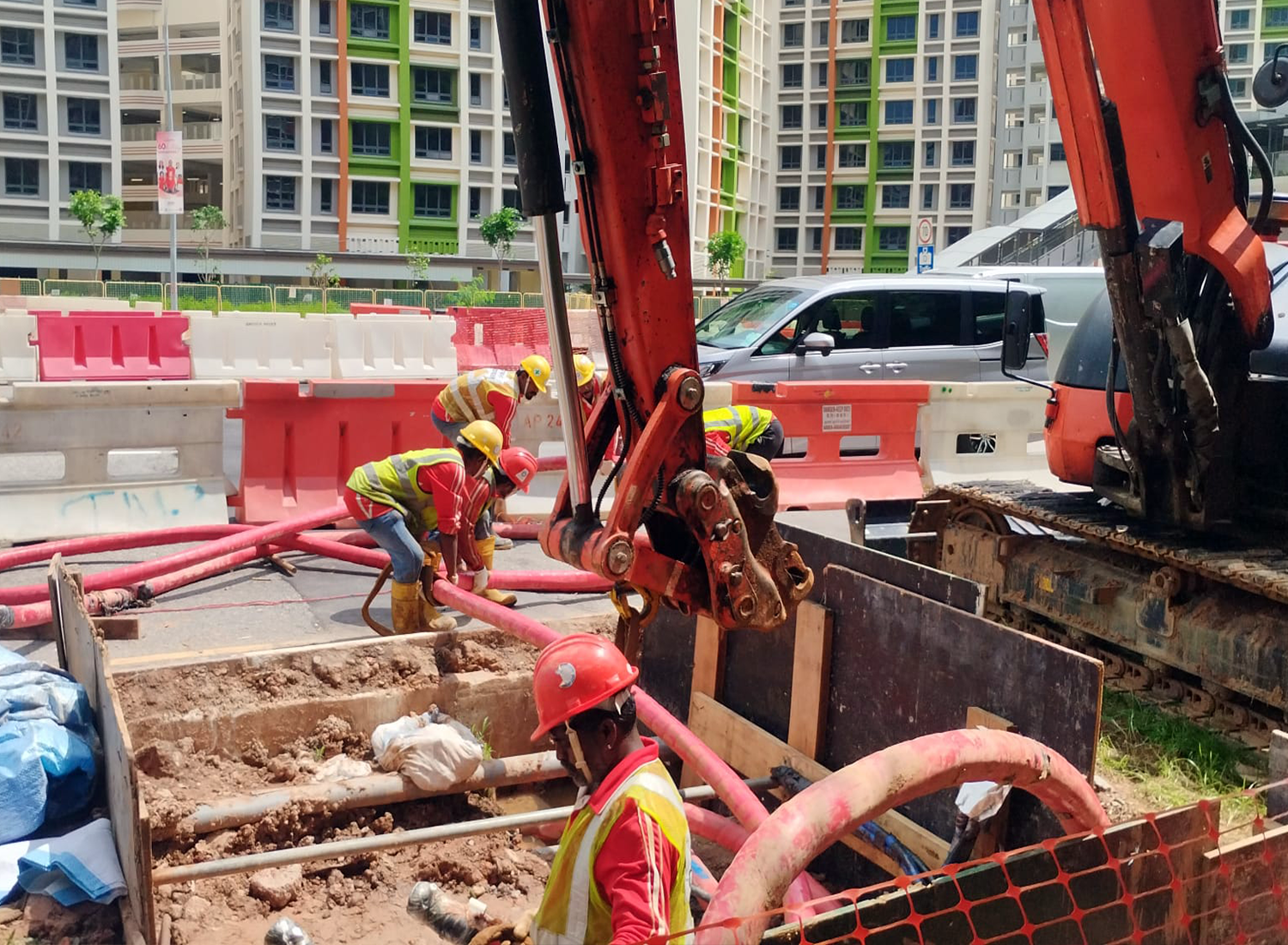 metal-roof-1 Cable pulling works for underground ducts and utility installation in Singapore